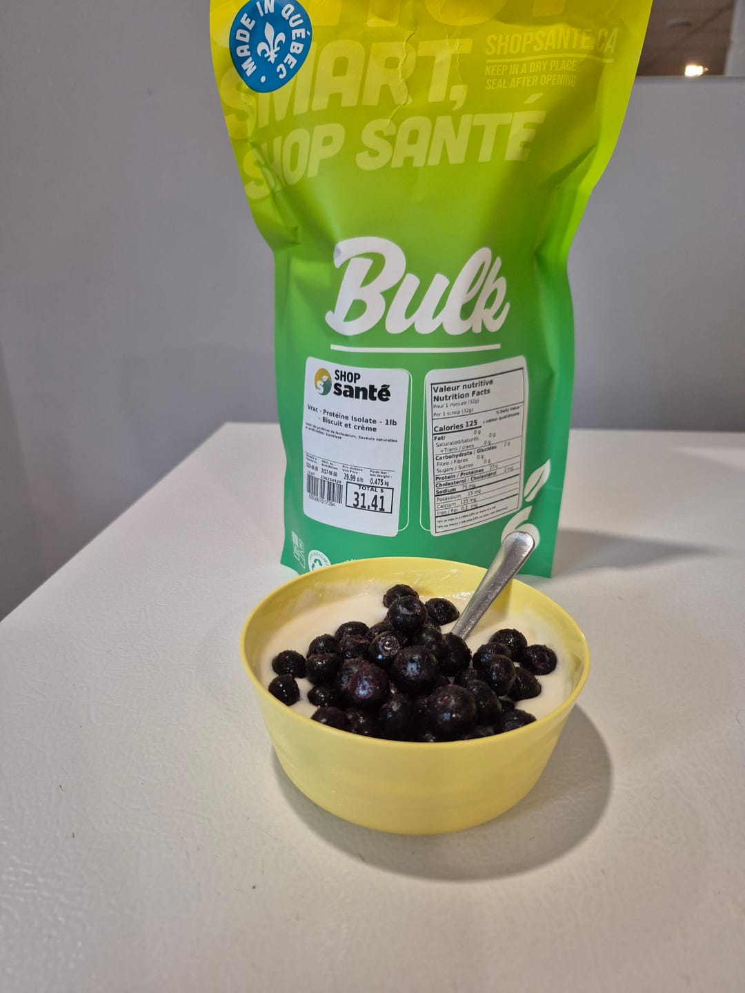 Customer photo review of Vrac - Protéine Isolate - 1lb