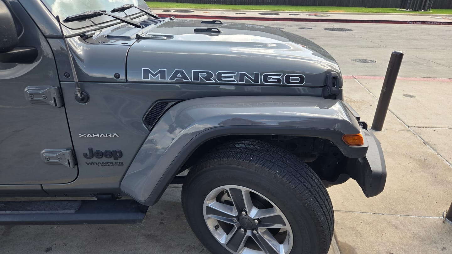 Customer photo review of Hood Lettering | Set of 2