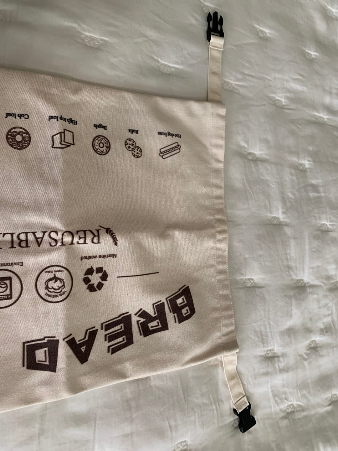 Customer photo review of Sac à Pain en Coton Naturel – Conservez votre pain frais plus longtemps