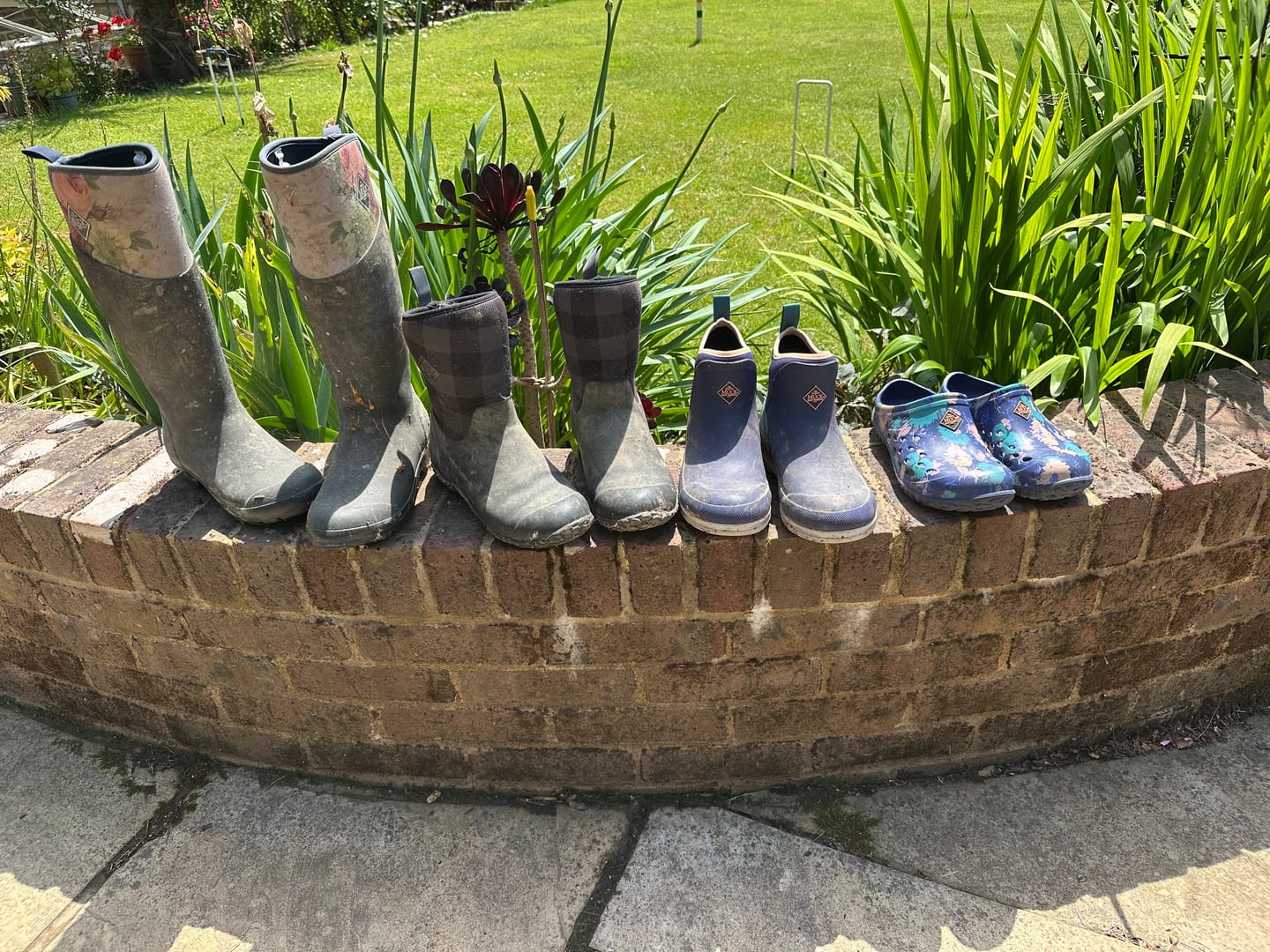 Customer photo review of Women's Muck Originals Pull-On Ankle Boots