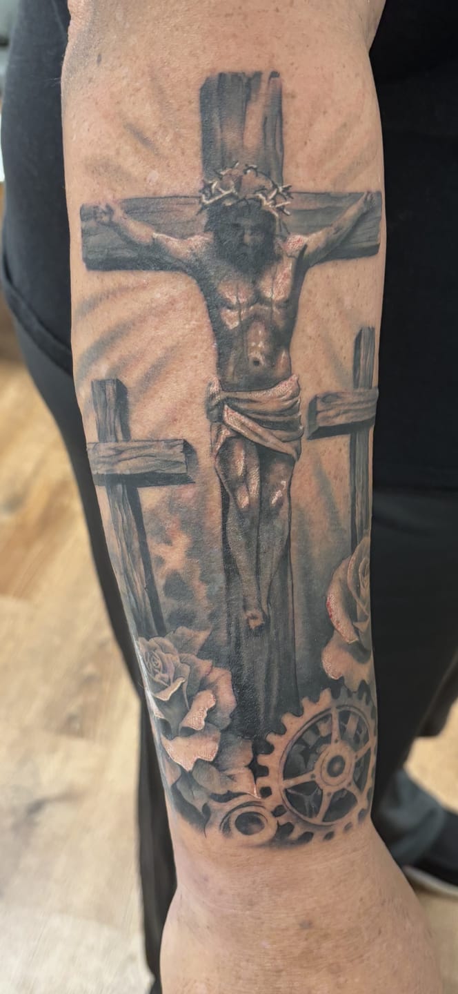 Customer photo review of XL Signature Tattoo Numbing Cream