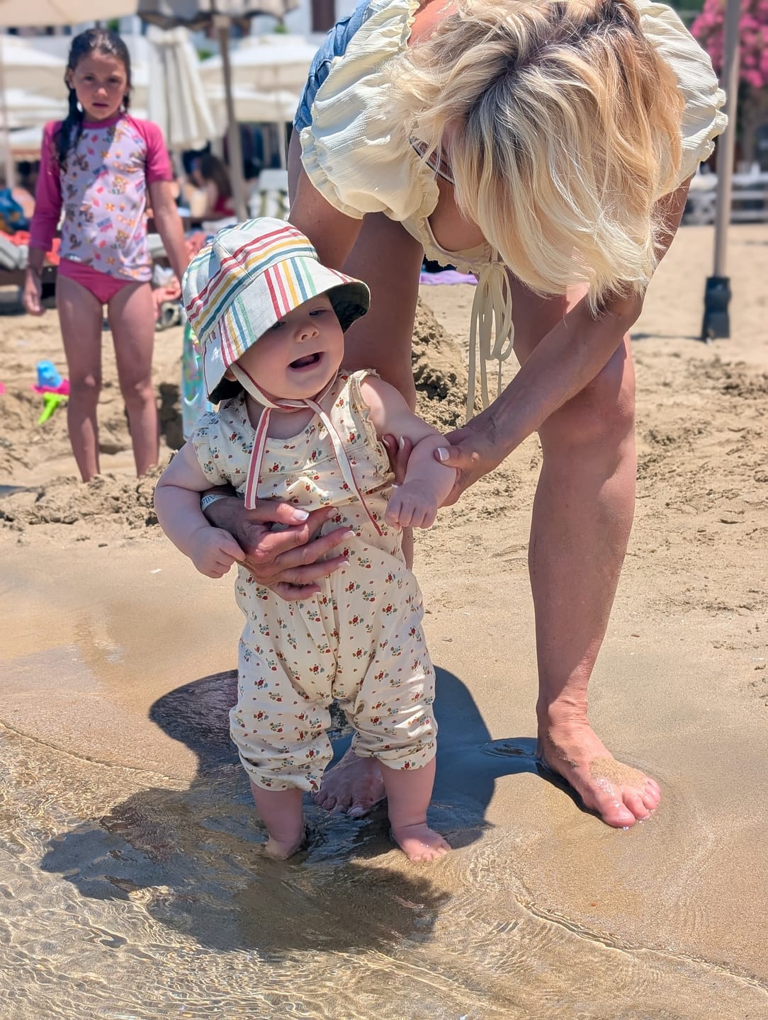 Customer photo review of Spring Flowers Frill Summer Romper