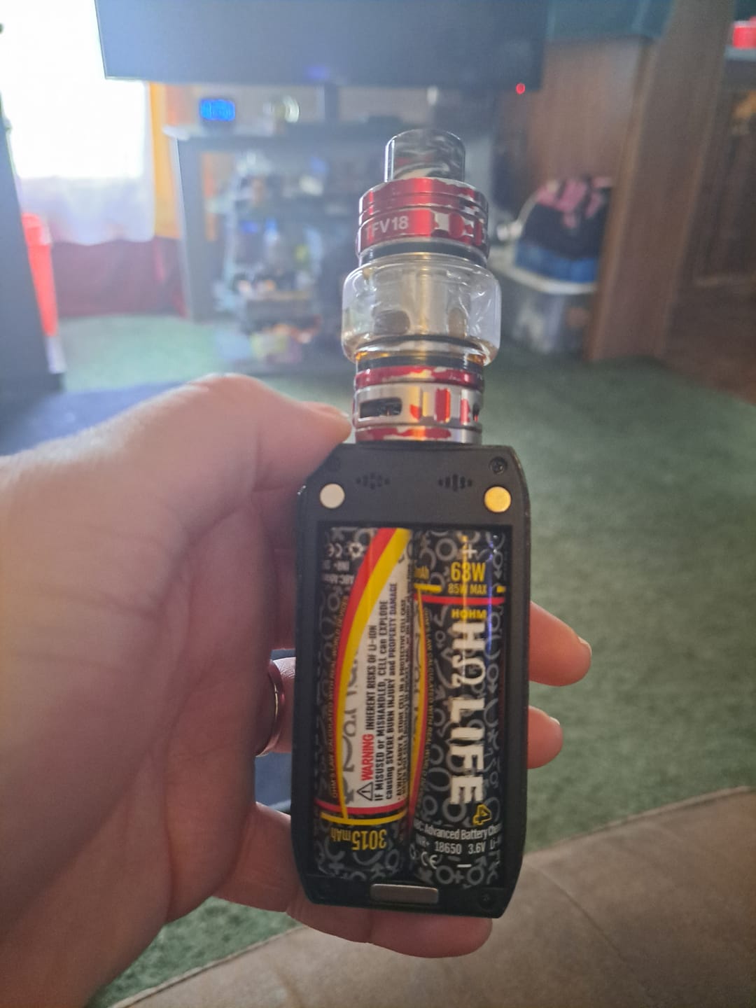 Customer photo review of Hohm Tech Life V4 18650 3015mAh 22.1A Battery