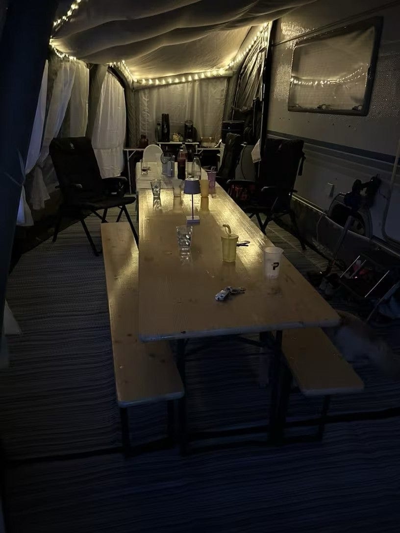 Customer photo review of Guirlande solaire d’extérieur – Créez une ambiance magique instantanée