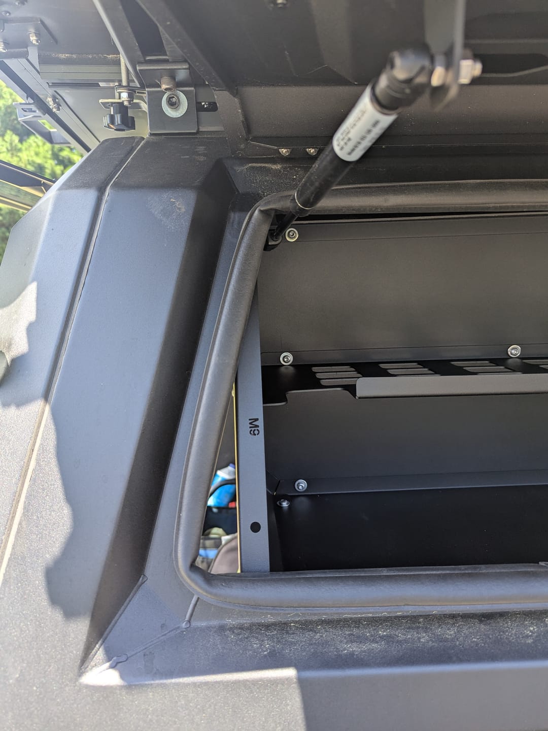 Customer photo review of OPENROAD Truck Cap Storage Box