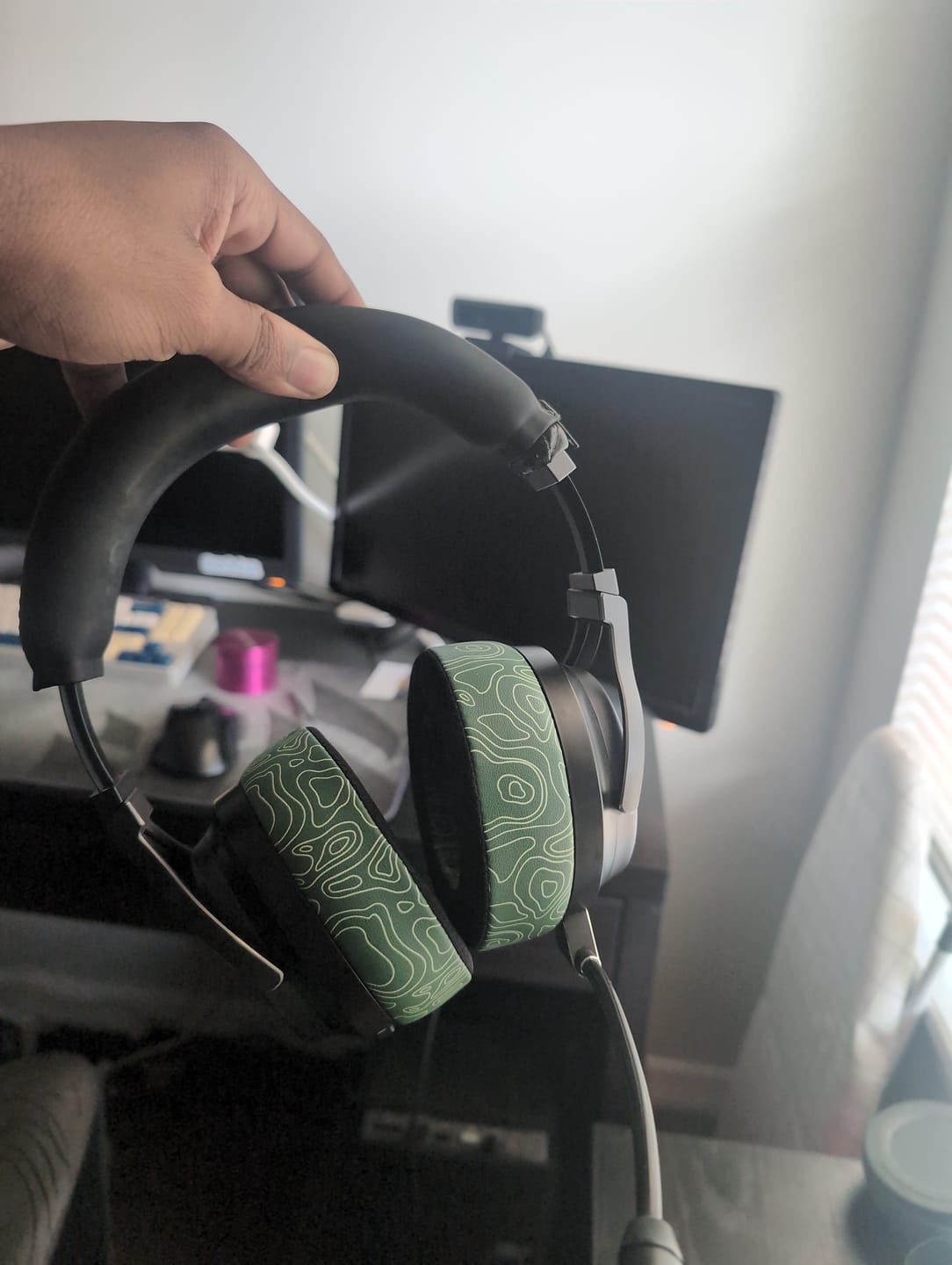 Customer photo review of Corsair Virtuoso Earpads - WC FreeZe Cooling Gel