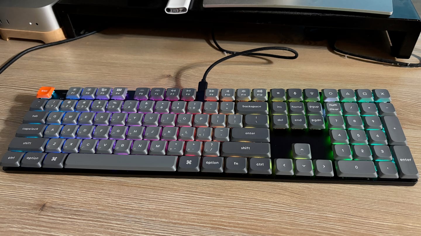 Customer photo review of Keychron K5 Max QMK 矮軸 無線機械式鍵盤(注音版本)