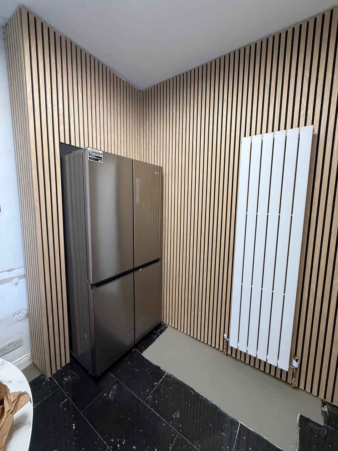 Customer photo review of White Ash Acoustic Wall Panel