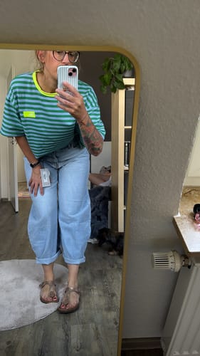 Customer photo review of Stripe Shirt „Dress for yourself“
