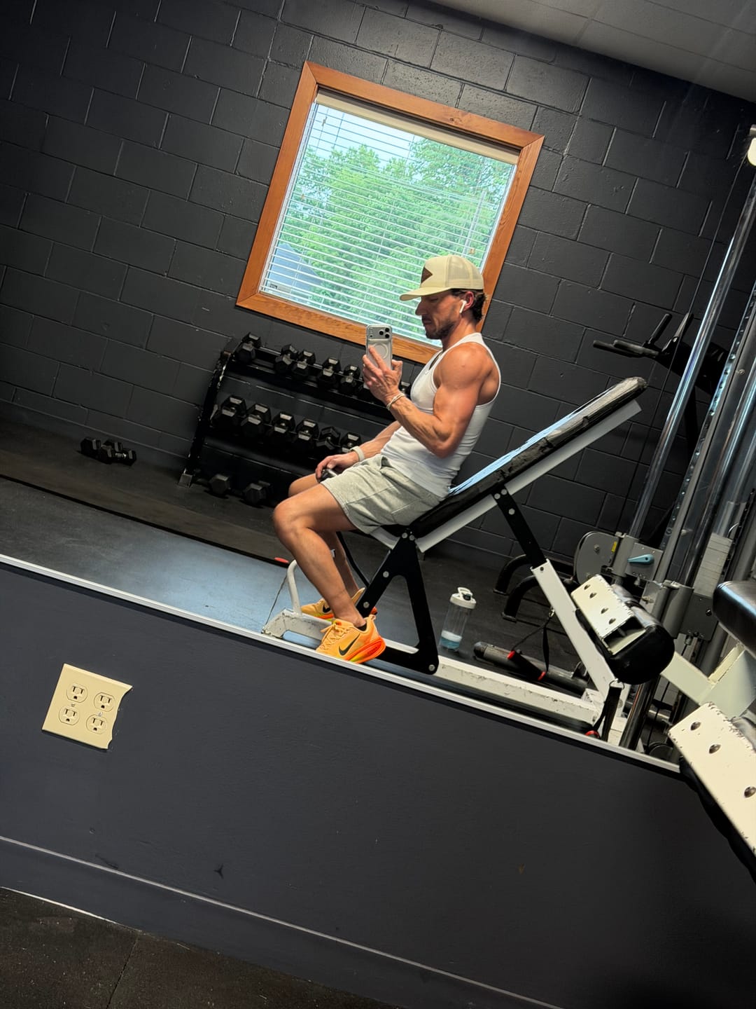 Customer photo review of Premium Ultra-Soft Cotton Distressed Fitted Tank 2 Pack