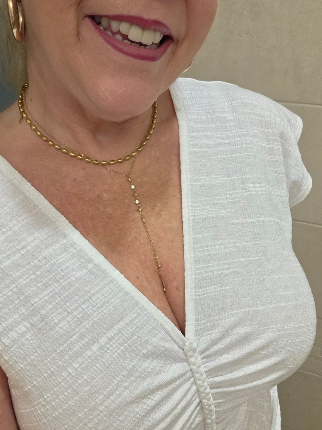 Customer photo review of Serenelle Necklace