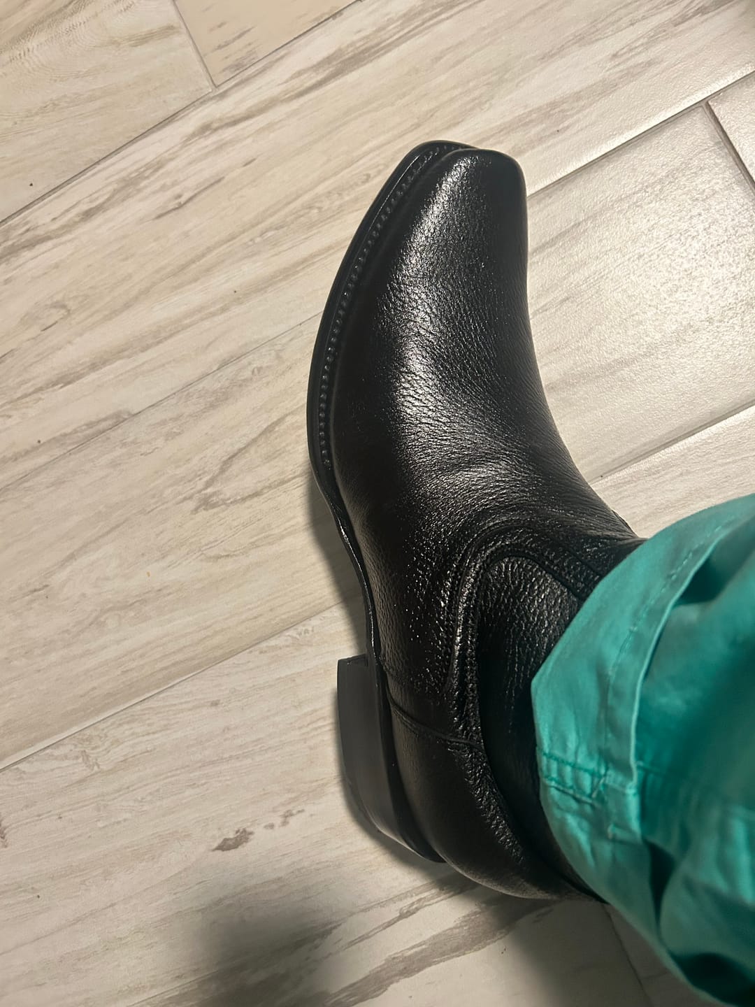 Customer photo review of Cowboy Boot Black Deer Venado