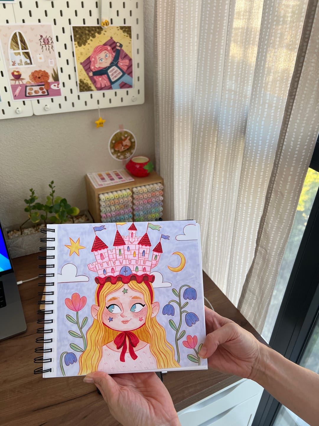 Customer photo review of Ohuhu Spiral-Bound Marker Pad for Alcohol Markers