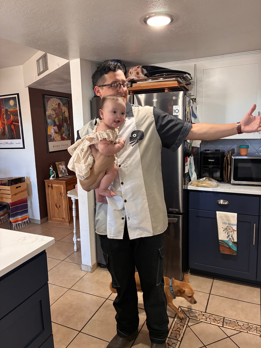 Customer photo review of Miquiztli Button Up Guayabera Shirt
