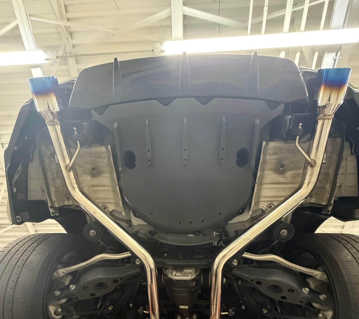 Customer photo review of 2021-Up Lexus IS300 IS350 Muffler Delete Axle Back Quad Tips Exhaust