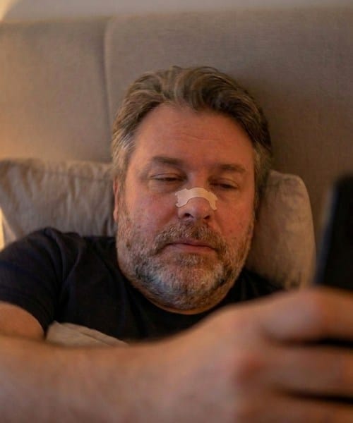 Customer photo review of nordicalm™ Nasal Strips for Sleep