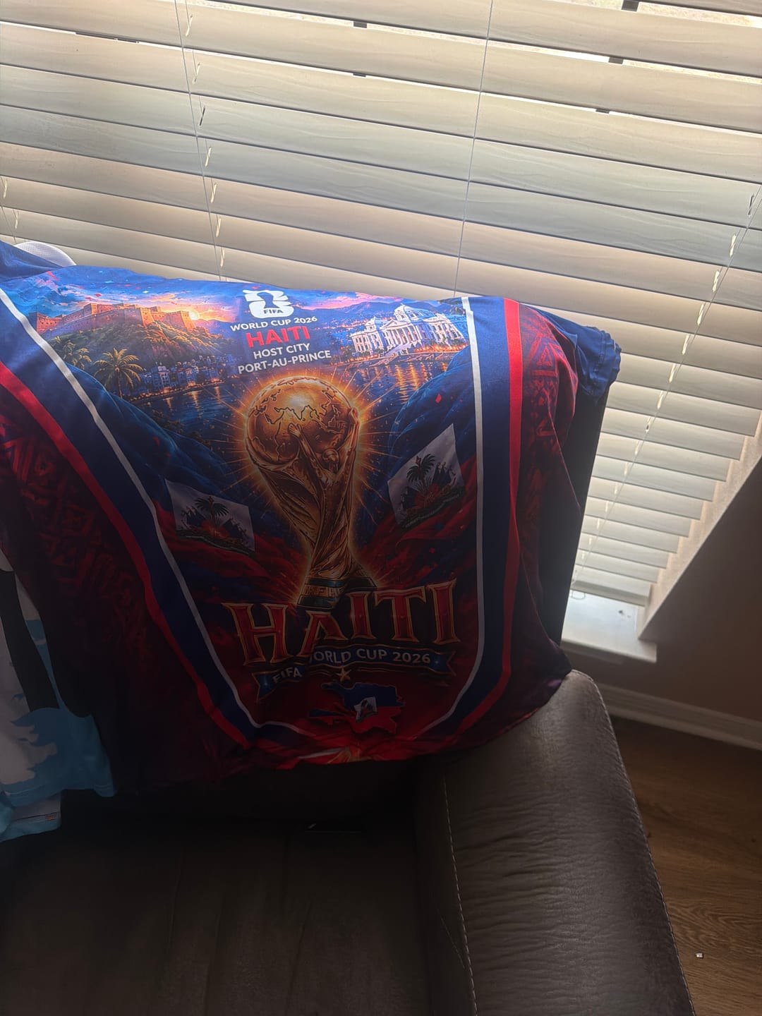 Customer photo review of Unisex Shirt - Custom Haiti World Cup 2026 Shirt