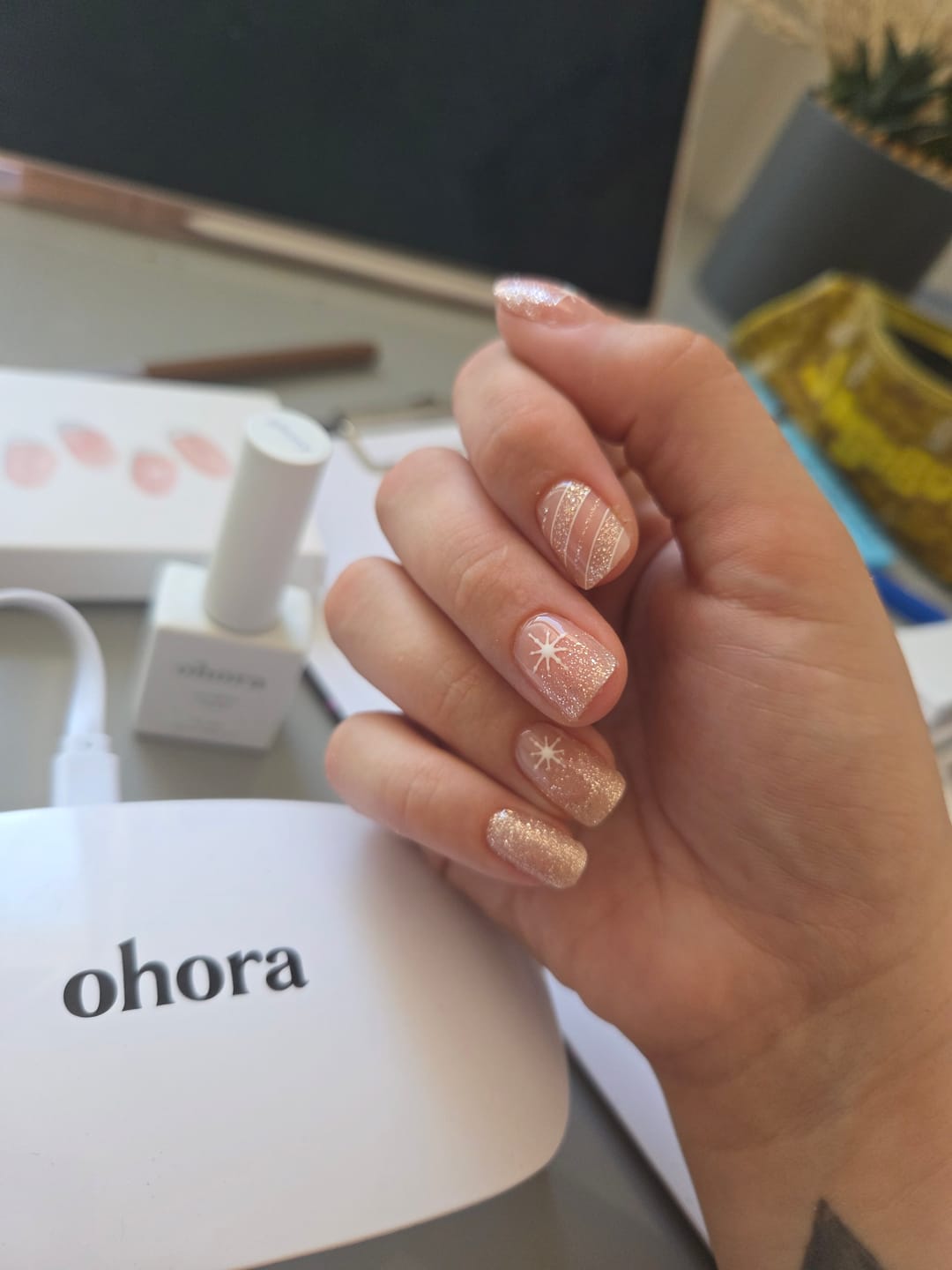 Customer photo review of N Crystal Frost Jel Tırnak 30 Adet, 2 Kullanım