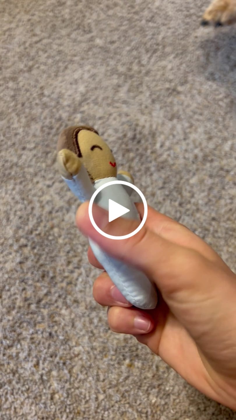 Customer video review of Baby Jesus Rag Doll & Wrap Carrier Set