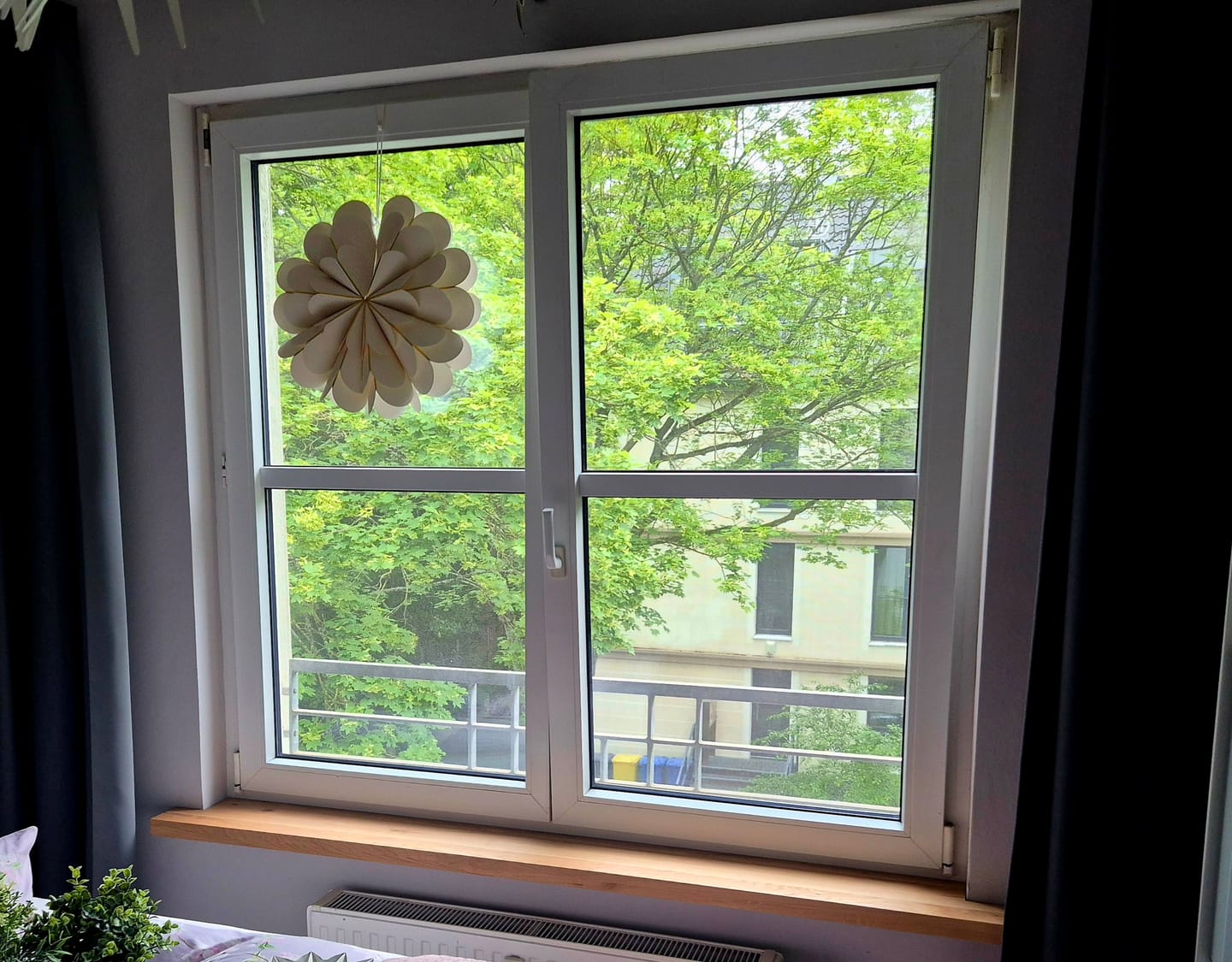 Customer photo review of Aufsatzfensterbank Eiche