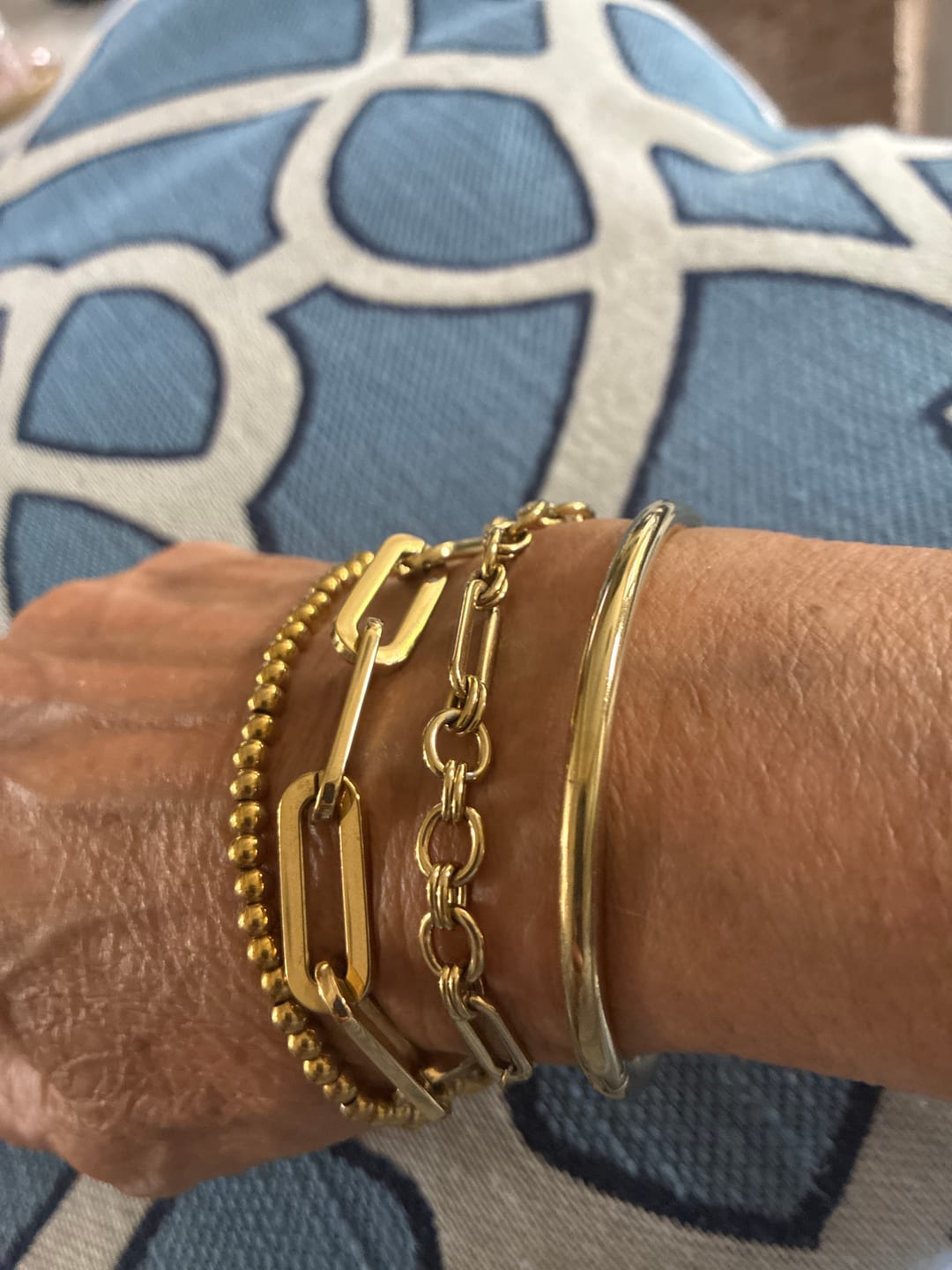 Customer photo review of Classic Oval Bangle