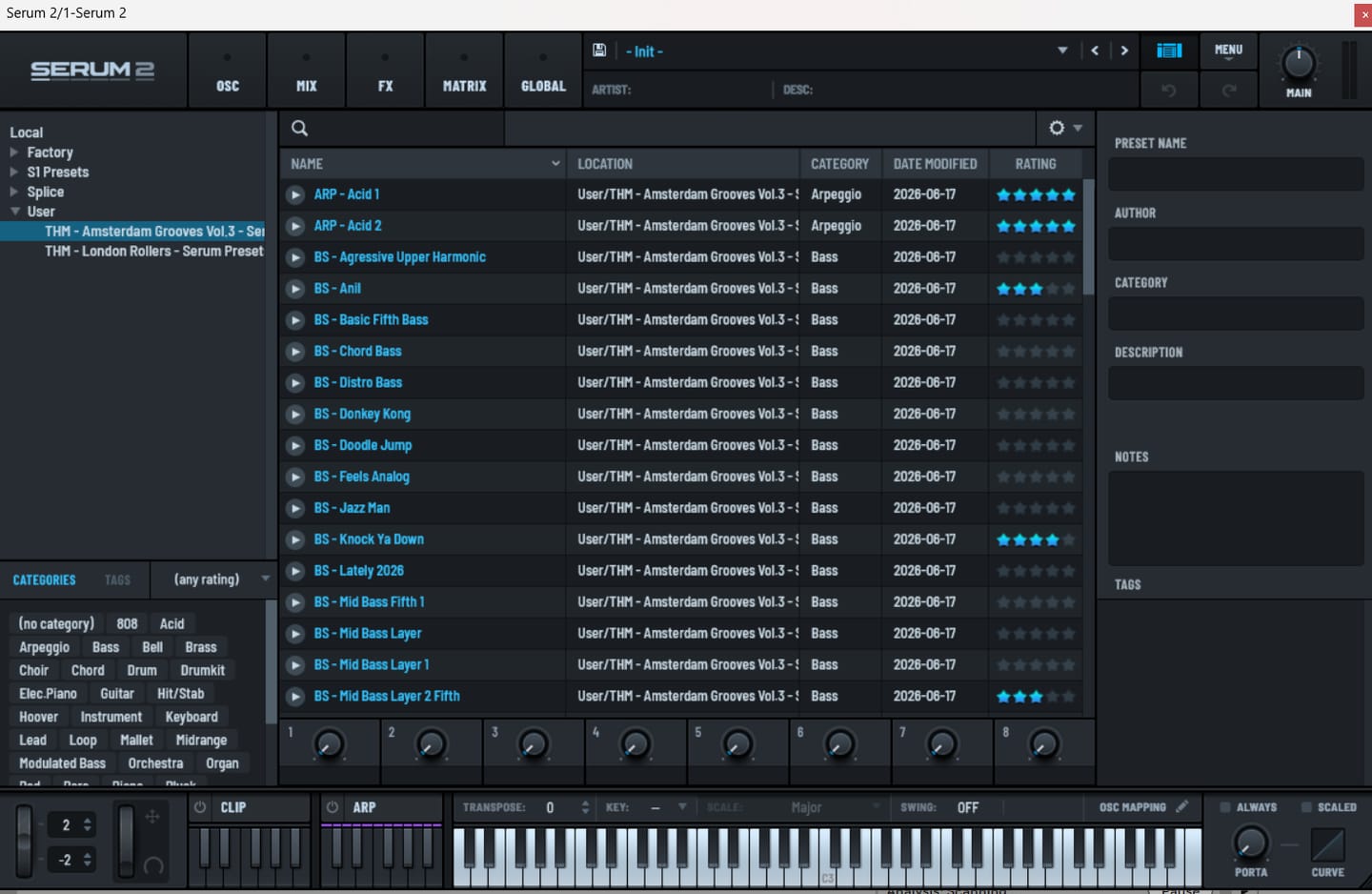 Customer photo review of Amsterdam Grooves Vol.3 - Serum 2 Presets