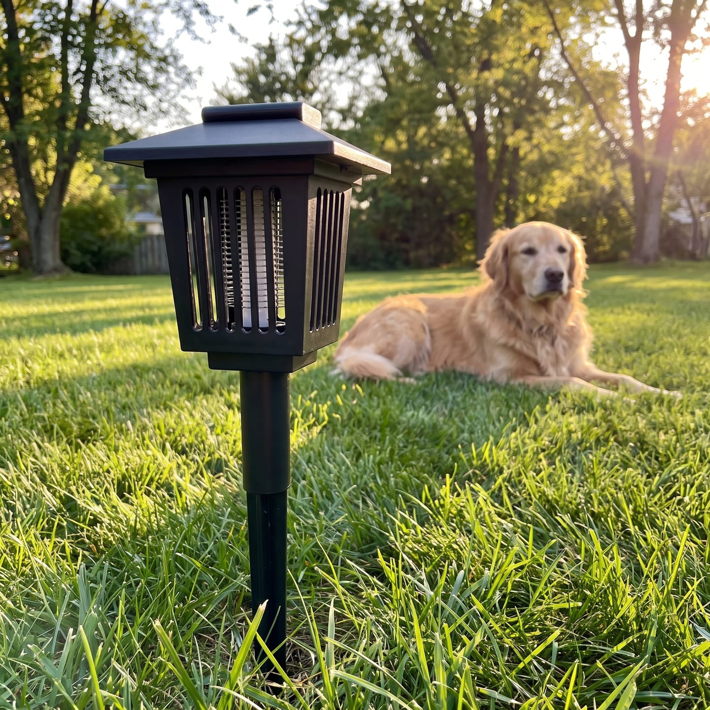 Customer photo review of Lampe Solaire Anti-Moustiques