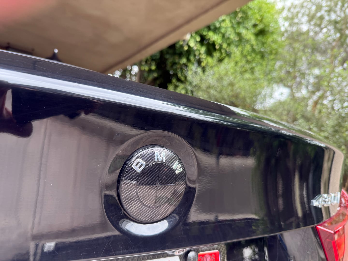 Customer photo review of BMW BLACK EMBLEM BADGE V2