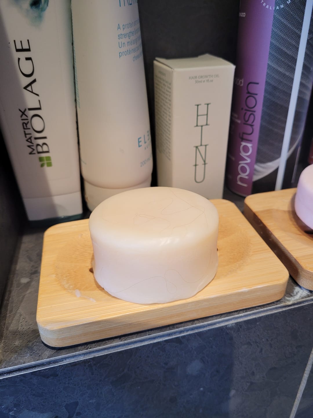 Customer photo review of Ginger Conditioner Bar