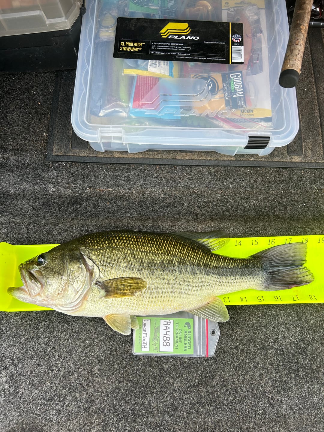 Customer photo review of Fishing Online Hawg Trough Measuring Board (Plain Board)