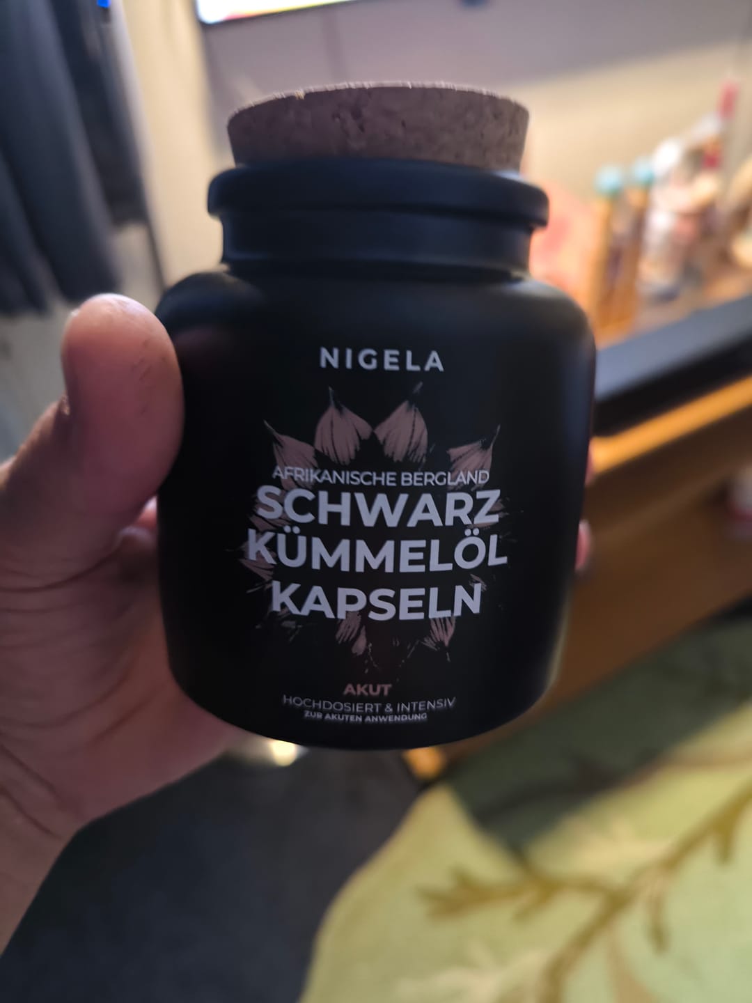 Customer photo review of Schwarzkümmelöl Kapseln AKUT