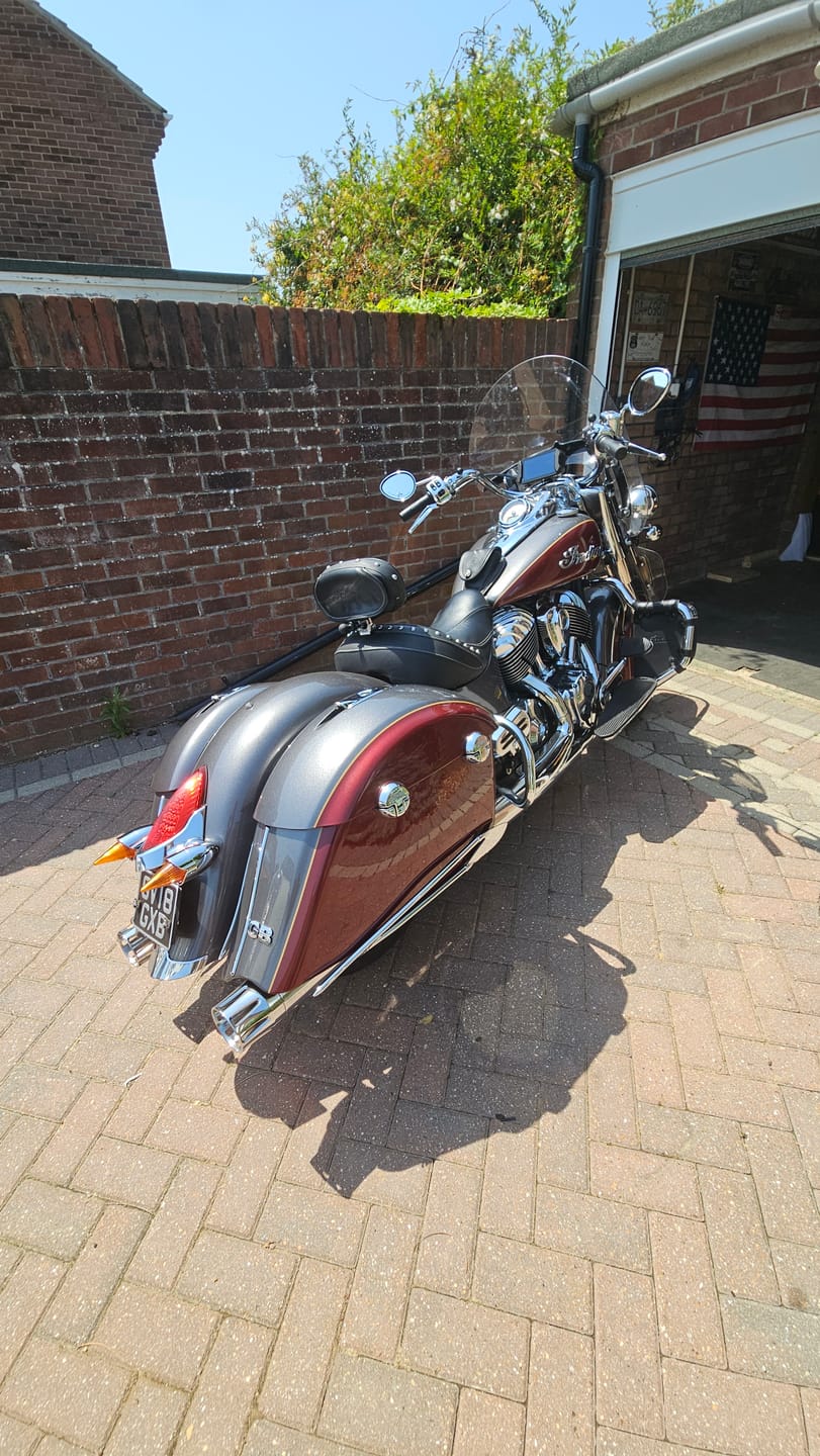 Customer photo review of Indian Motorcycle Turn Signal Lenses
