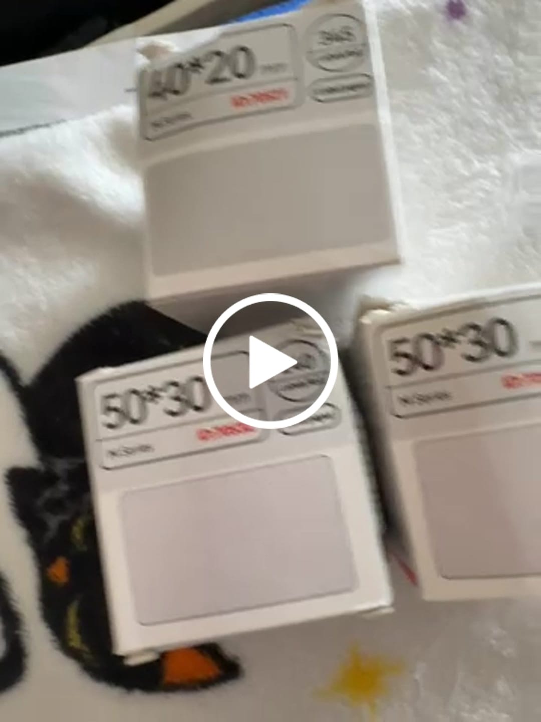 Customer video review of Thermal Transfer Label Printer Labels for M2, M3
