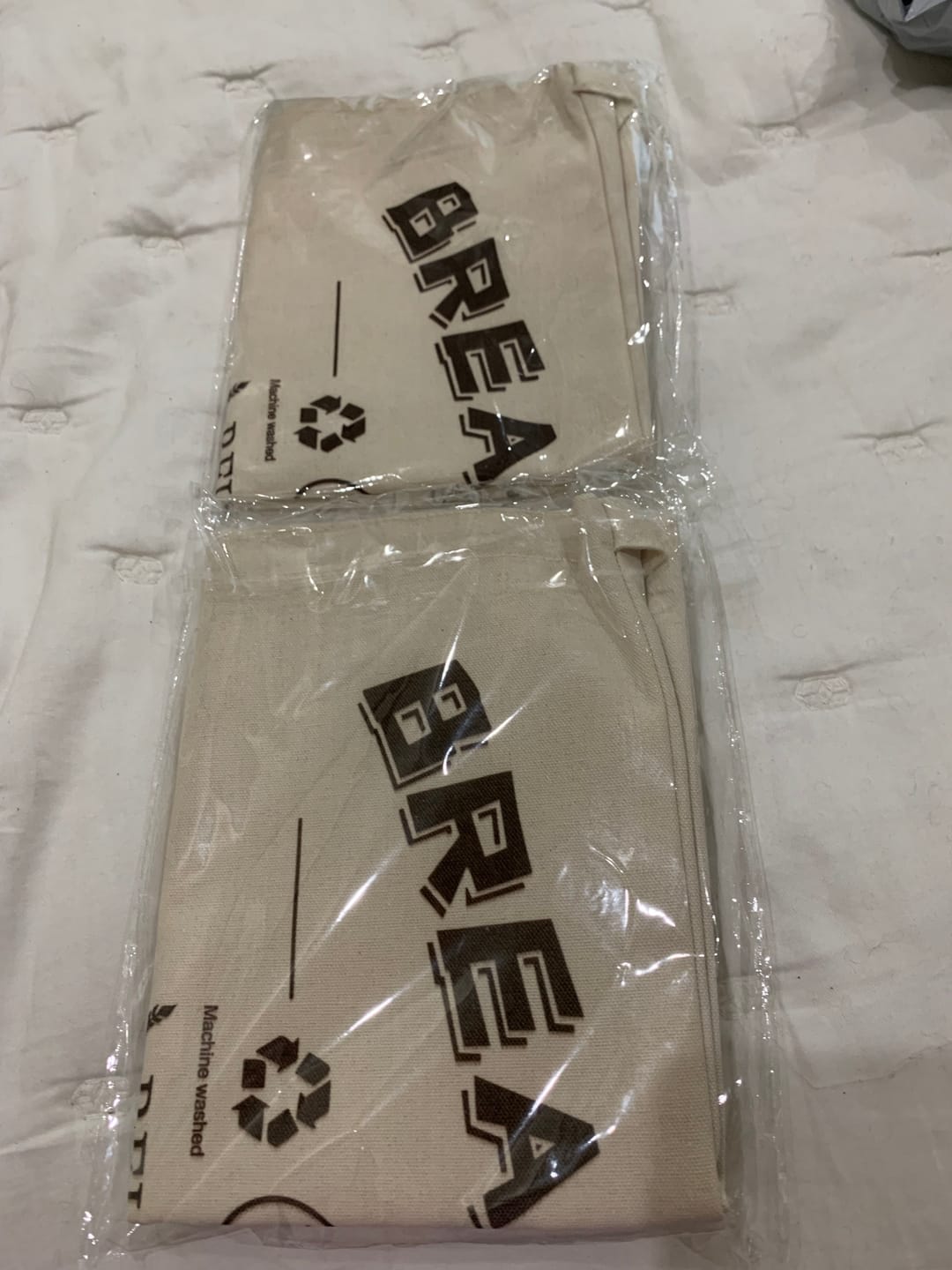 Customer photo review of Sac à Pain en Coton Naturel – Conservez votre pain frais plus longtemps