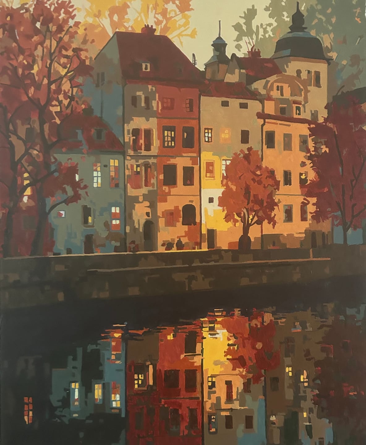 Customer photo review of Prague | Paint by Number