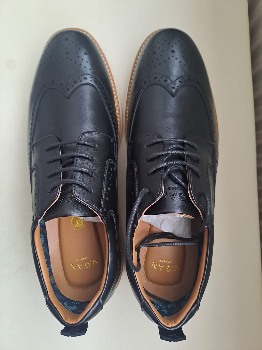 Customer photo review of Okra Leisure Brogue Shoes
