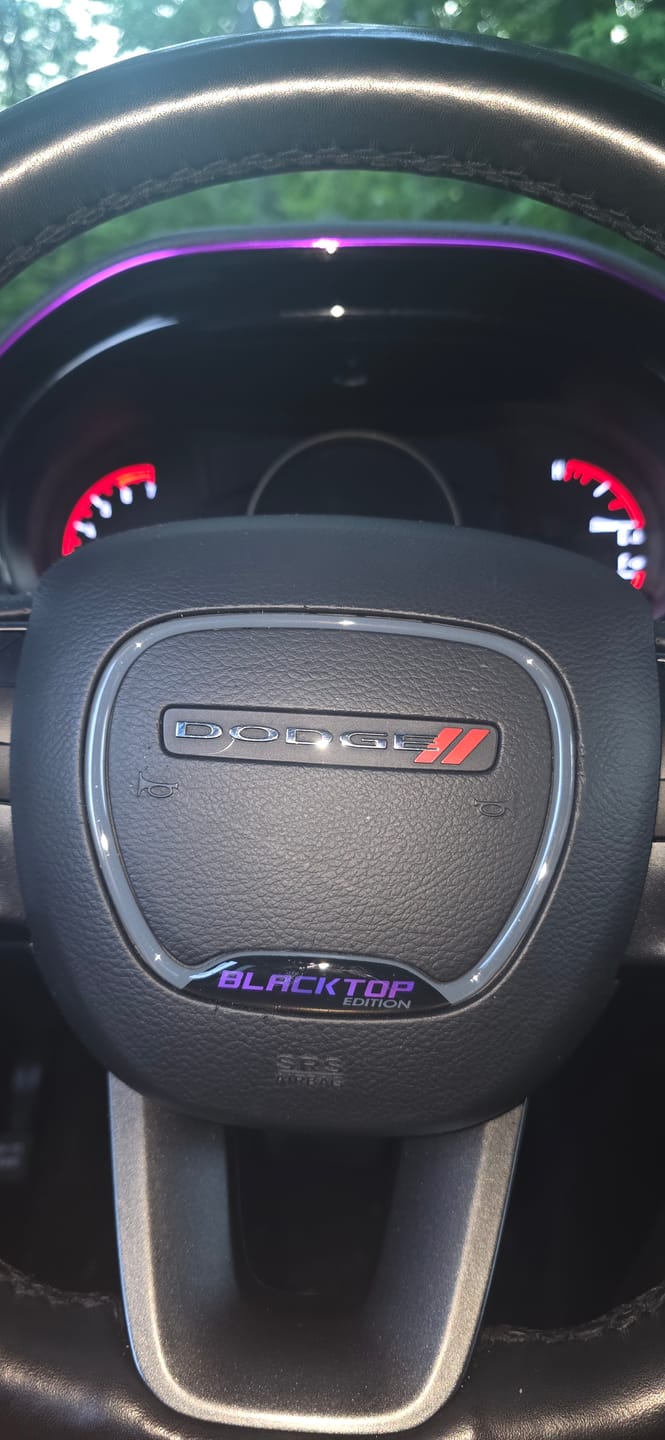 Customer photo review of "Blacktop Edition" Steering Wheel Trim Ring