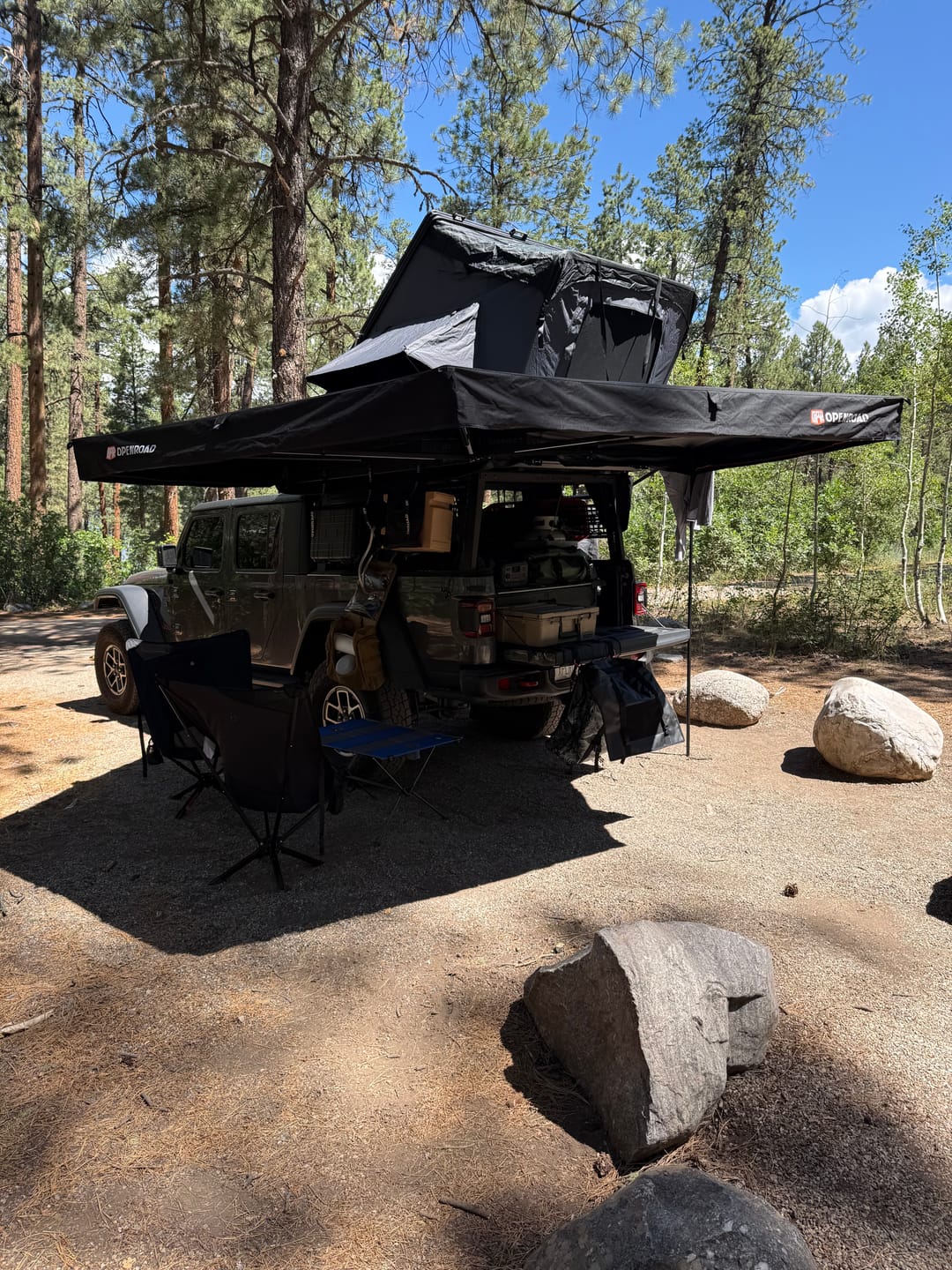 Customer photo review of OPENROAD  270 Free Standing Awning for Camping-Adventure Series