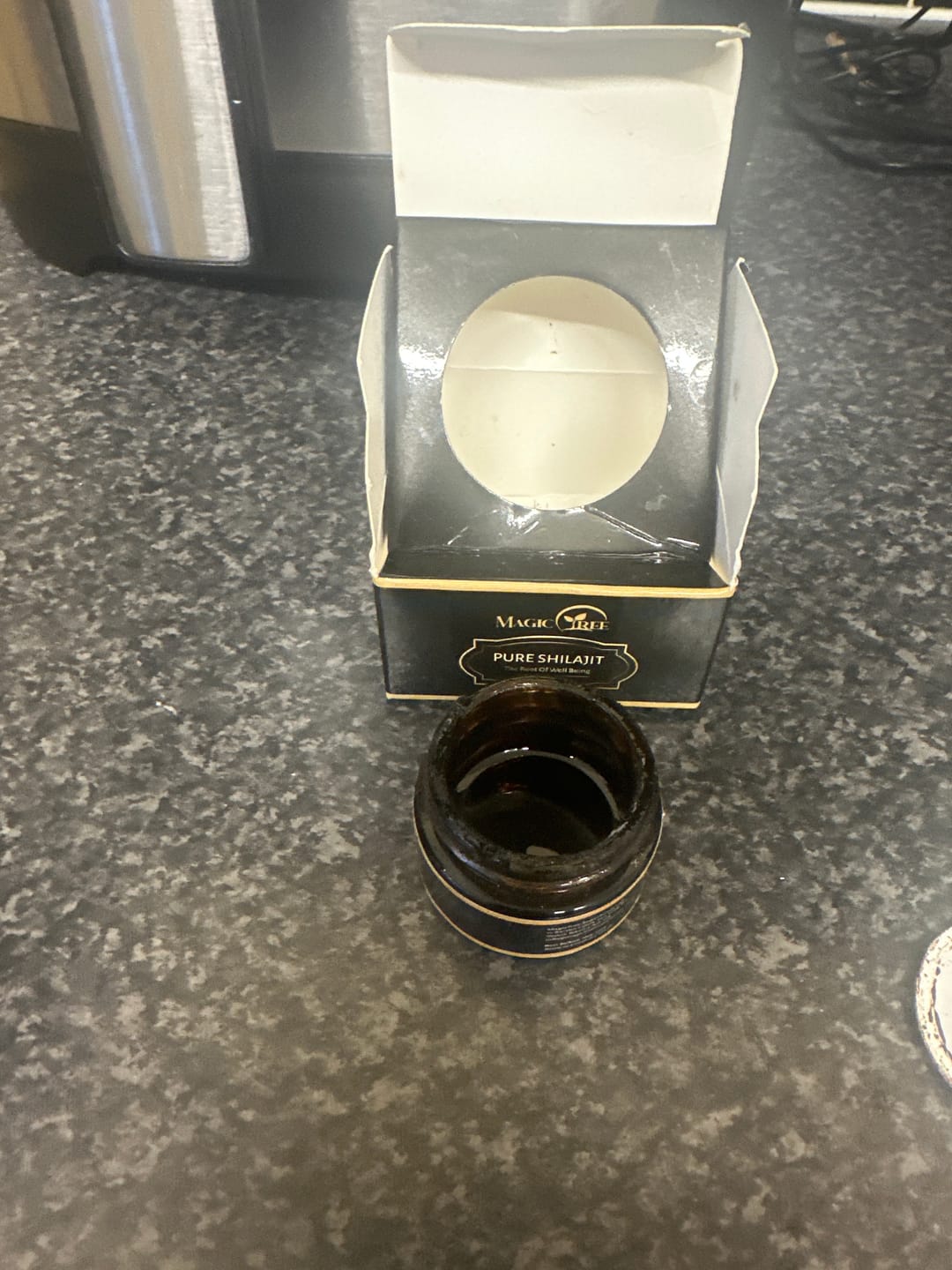 Customer photo review of Pure Organic Shilajit