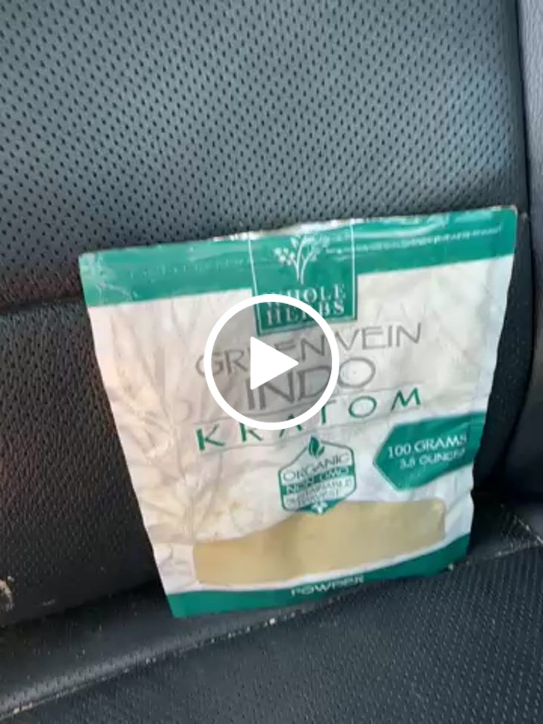 Customer video review of Whole Herbs Green Vein Indo Kratom Powder