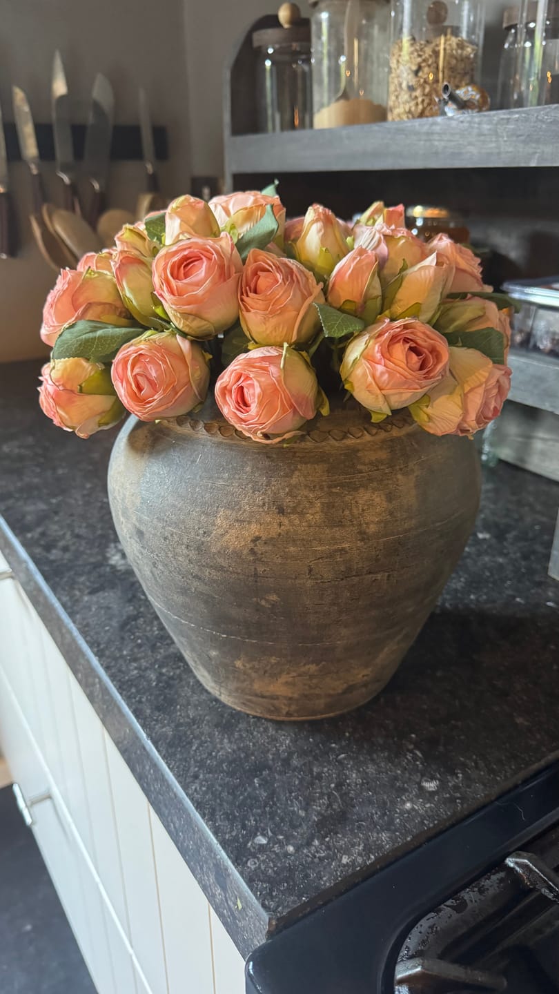 Customer photo review of Mini Rozen Boeket - Roze (20 rozen)