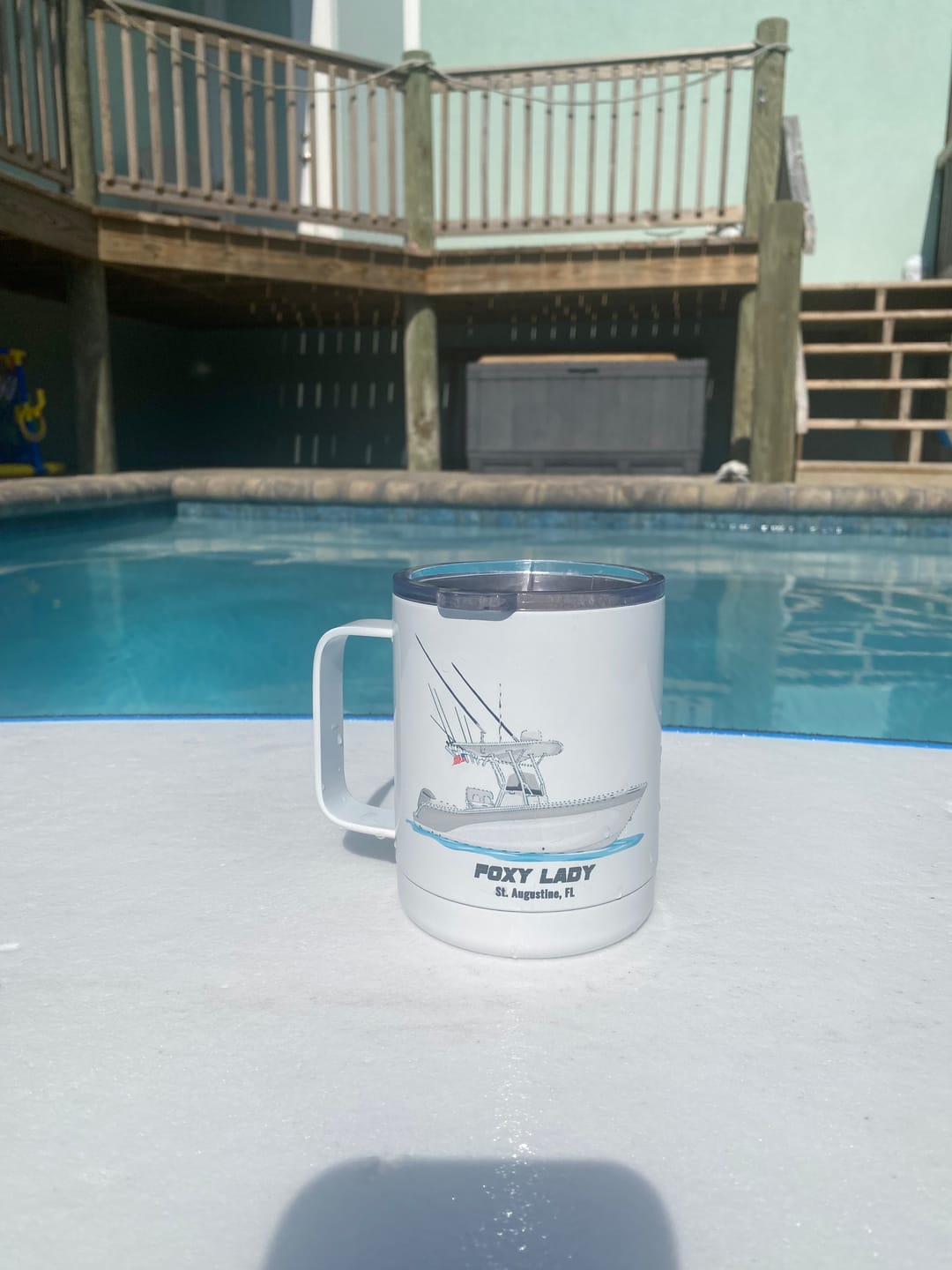 Customer photo review of Custom Insulated Stainless Steel Mugs