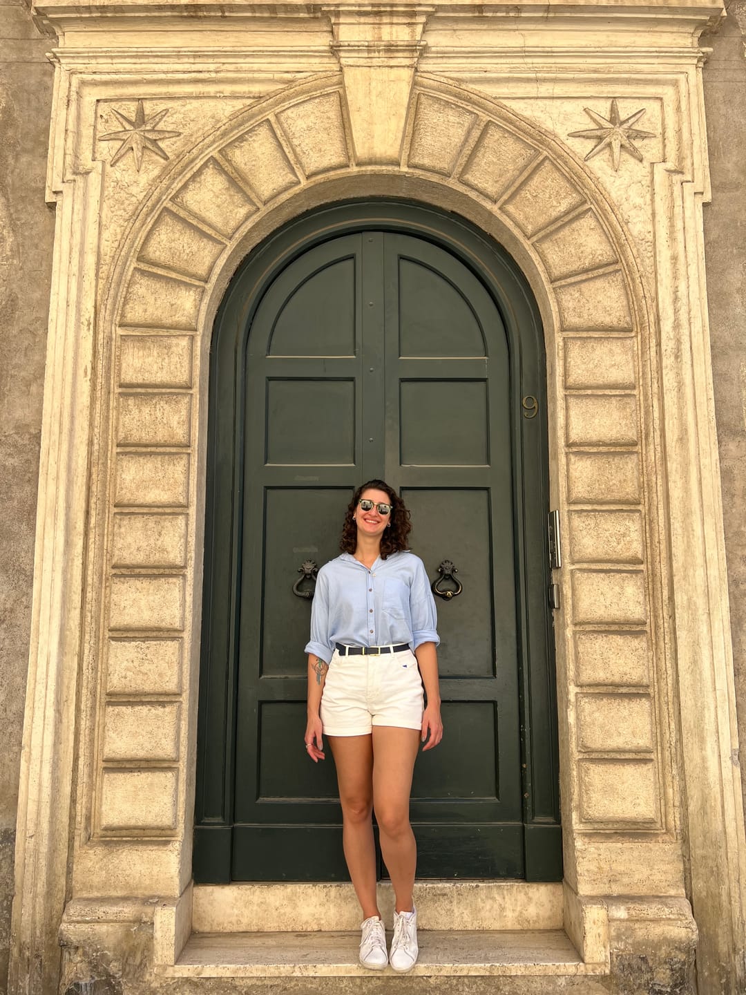 Customer photo review of Camisa Cupuaçu Azul Claro