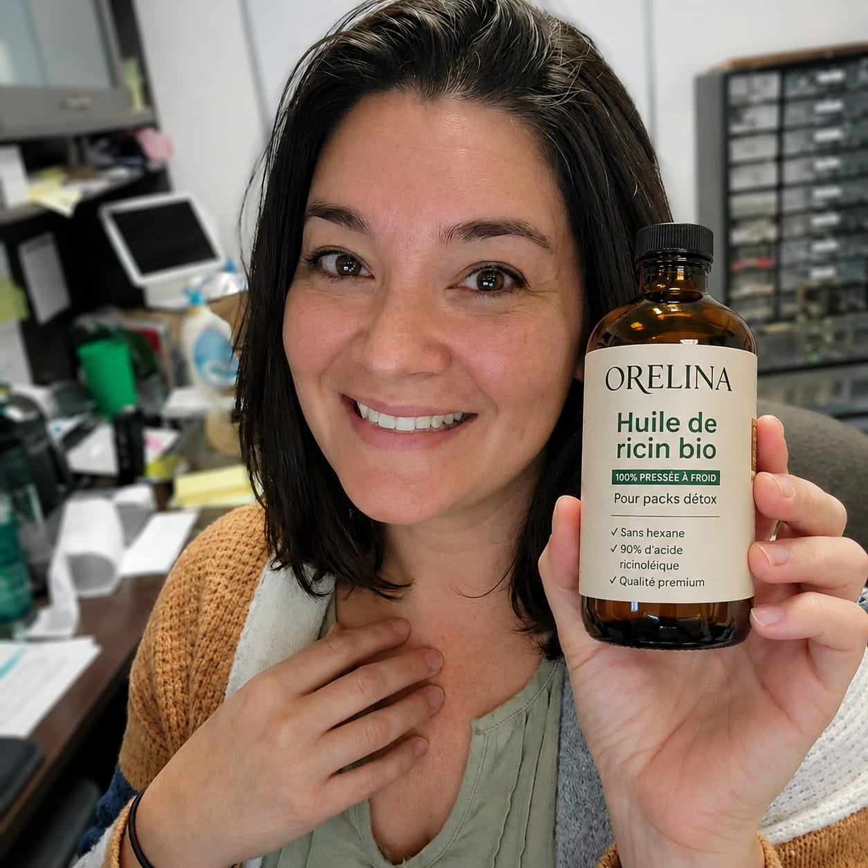 Customer photo review of ORELINA PACK DETOX A HUILE DE RICIN