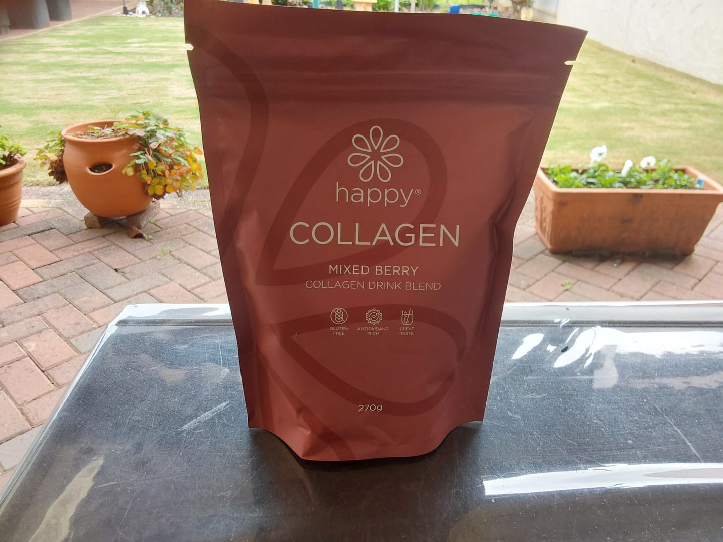 Customer photo review of Prebiotic Collagen Supplement - Happy Collagen