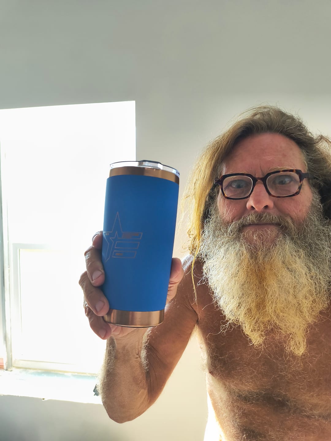 Customer photo review of 20 OZ Copper Soft Matte Tumbler