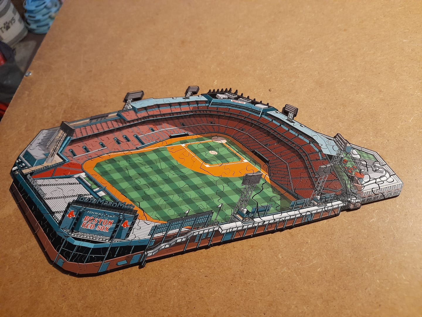 Customer photo review of Boston Red Sox™ Fenway Park Wooden Puzzle