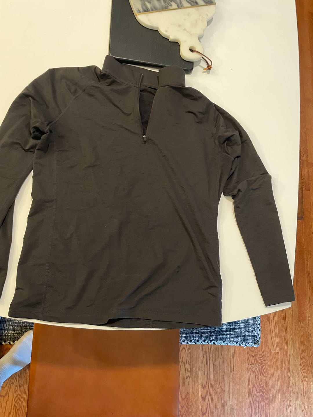Customer photo review of Fitted Performance Quarter Zip