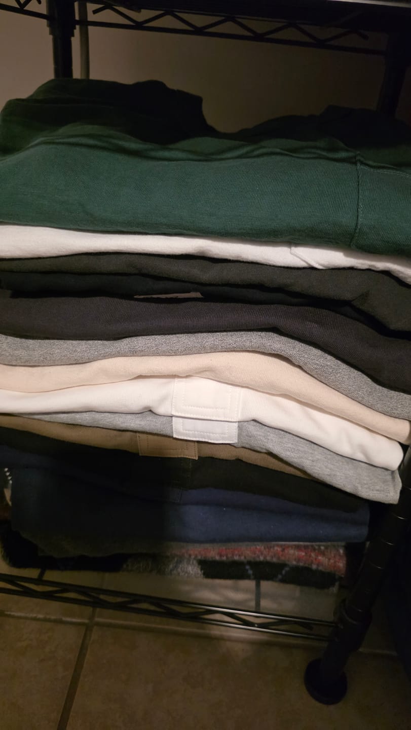 Customer photo review of Vintage Short Sleeve Henley T-Shirt - Gray