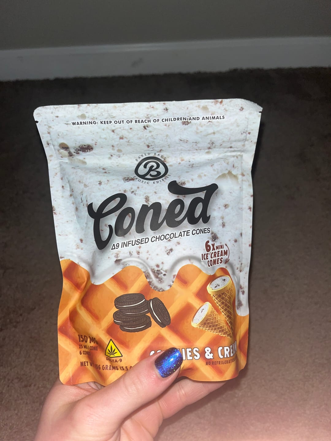 Customer photo review of CONED - COOKIES & CREAM